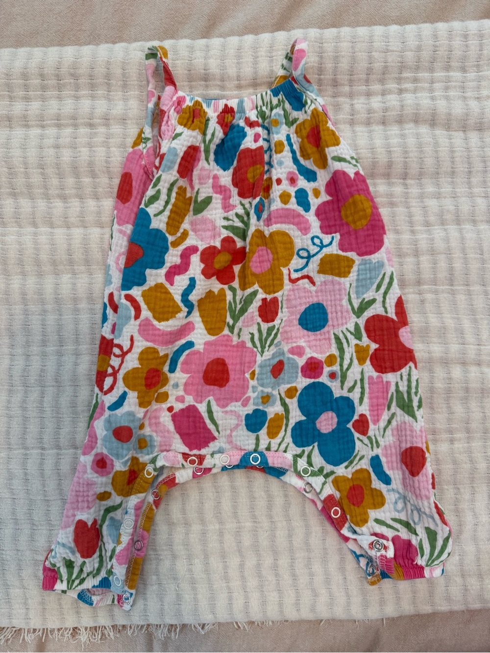Mud Pie Multicolor Floral Romper